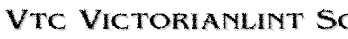 VTC VictorianLint SC font